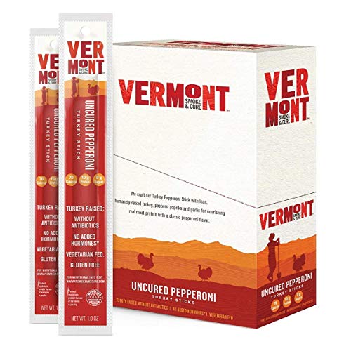 Vermont Smoke & Cure Jerky Sticks - Antibiotic Free Turkey - Gluten Free
