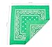 FANNI YOUPIN 100% Cotton Fine thick Bandanas/Fashion Scarf for Men & Women Paisley printed (6, Lime)