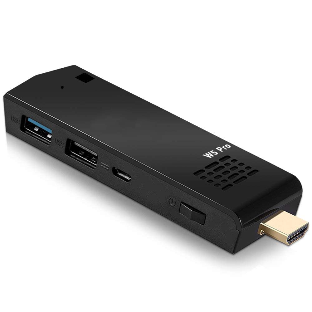 iMiNi W5 Pro PC Stick Mini Computer 4GB DDR3 64GB eMMC Support 4K HD,2.4G/5G Dual Band WiFi AC,BT 4.2 Compatible with Intel Atom Z8350 Windows 10(4+64GB)