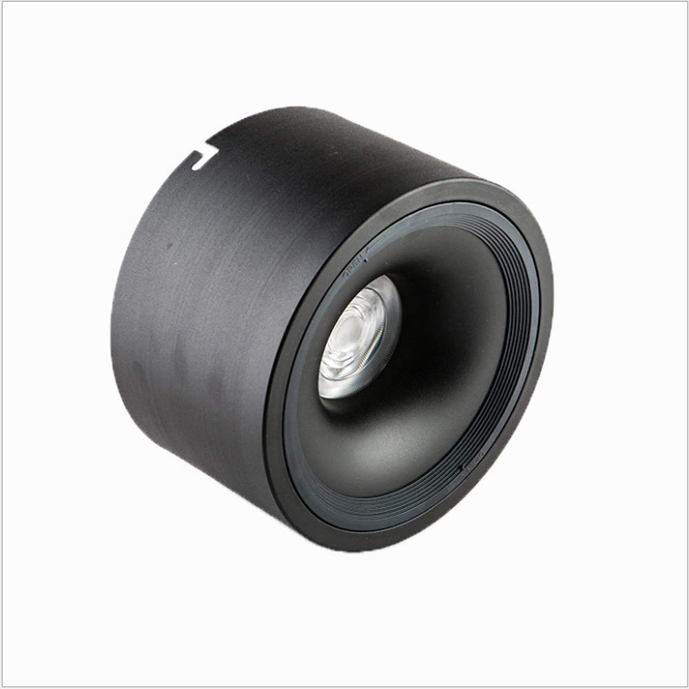Black COBLED7W-20W Wall Mounted Living Room Dining Room Decorative Lighting Downlight Mingcai Round Hotel Clothing Store Cafe Bar Downlight Ceiling Ceiling Light