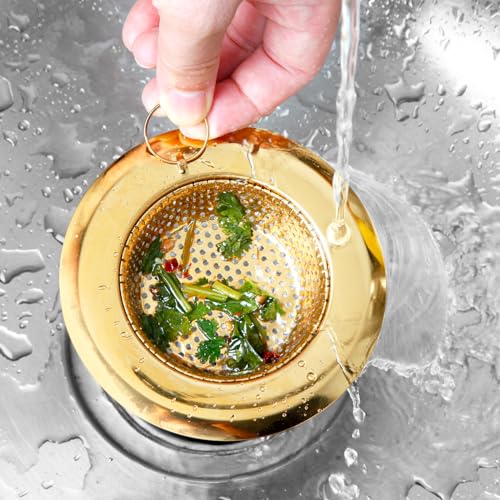 2 Coladores para Fregadero de Cocina con Anillo de Extracción miniatura 6