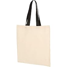 Economical Tote with Contrast-Color Handles