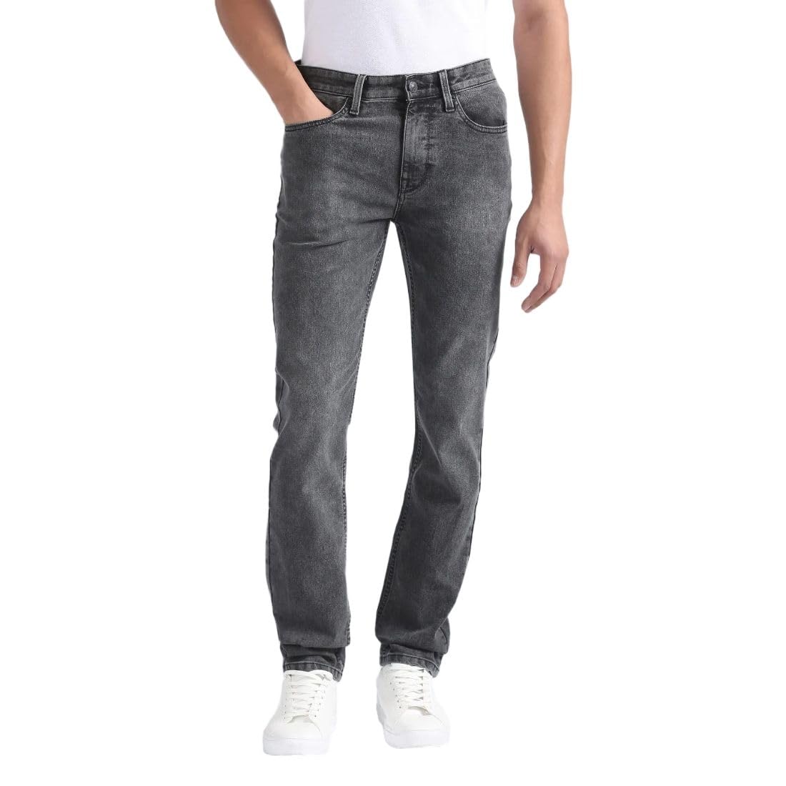 Men's Slim Straight Fit Jeans| Solid | Mid Rise | Stretchable | Jeans for Man-image-40