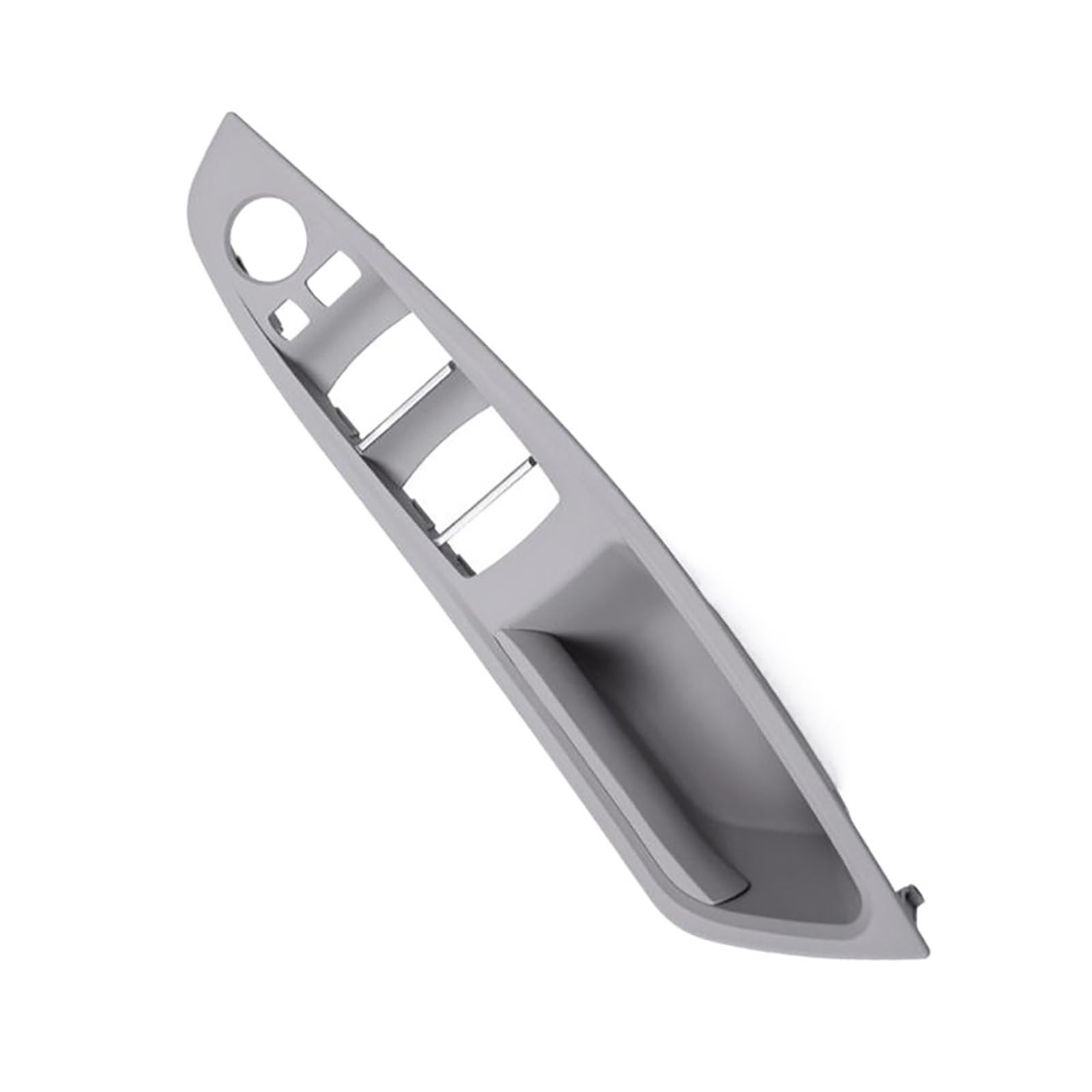 OEXRIGRU Car Interior Door Handles for BMW 5 Series F10 F11 F18 520 523 RHD Car Interior Door Handle Panel Pull Trim Cover(Gray)