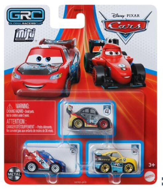 【新品】ディズニー カーズ ミニカー 3点セット Amazon.co.jp: Mattel ディズニー ピクサー カーズ レーサー 3個