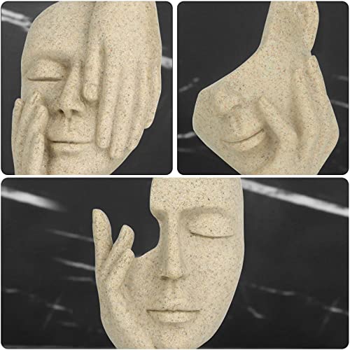 Prosfalt 3 Pcs Thinker Statue,Modern Home Resin Sculptures,Collectible Figurines For Home Office Bookshelf Desktop Decor thumb #5