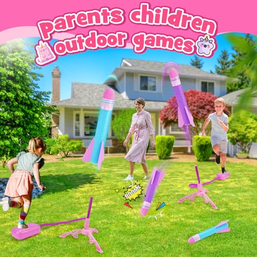 HappyGoLucky Razzo a Pedali, Giocattoli da Esterno Adatti Ai Bambini