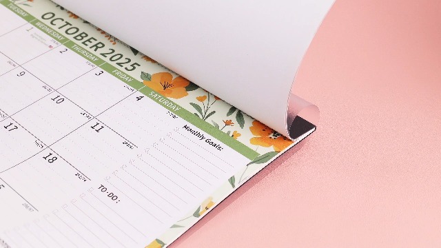 Ospelelf 2025-2026 Calendar Magnetic Desk Wall Desktop Monthly