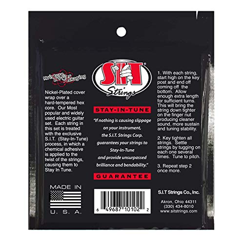 S.i.t. String S942 Extra Light Nickel Wound Electric Guitar String #TOP1