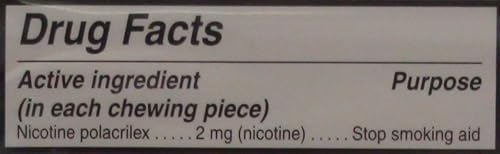 Miniatura 4 de Nicotine Gum 2mg Sugar Free Coated Cinnamon Generic for Nicorette 100 Pieces per Box Pack of 2 Total 200 Pieces