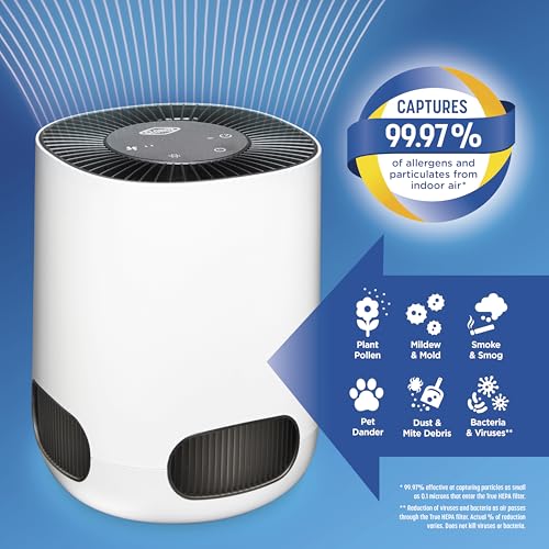 Clorox Small Room Air Purifiers for Bedroom Home, True HEPA Filter - image 2