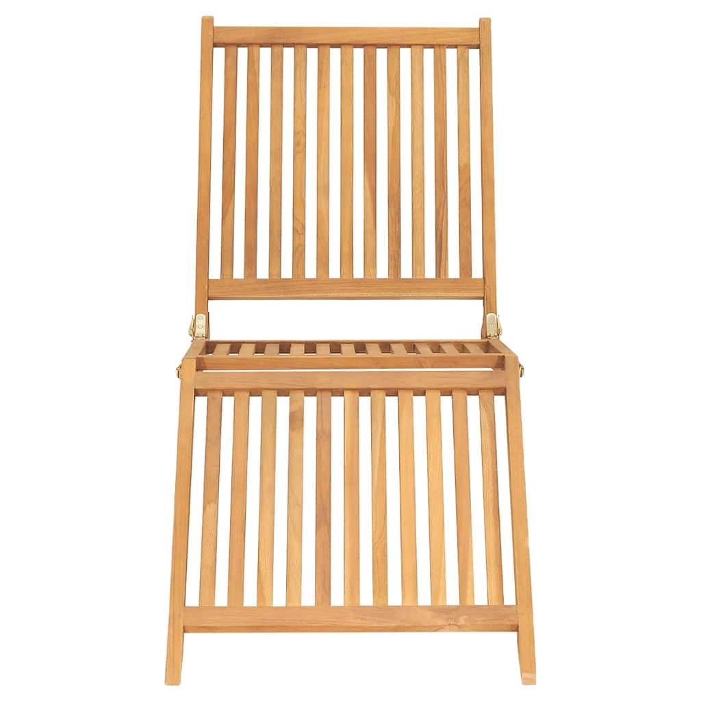 Klappbare Sonnenliege aus Teakholz für Garten, Terrasse und Poolbereich – komfortabel, massiv und platzsparend zusammenfaltbar