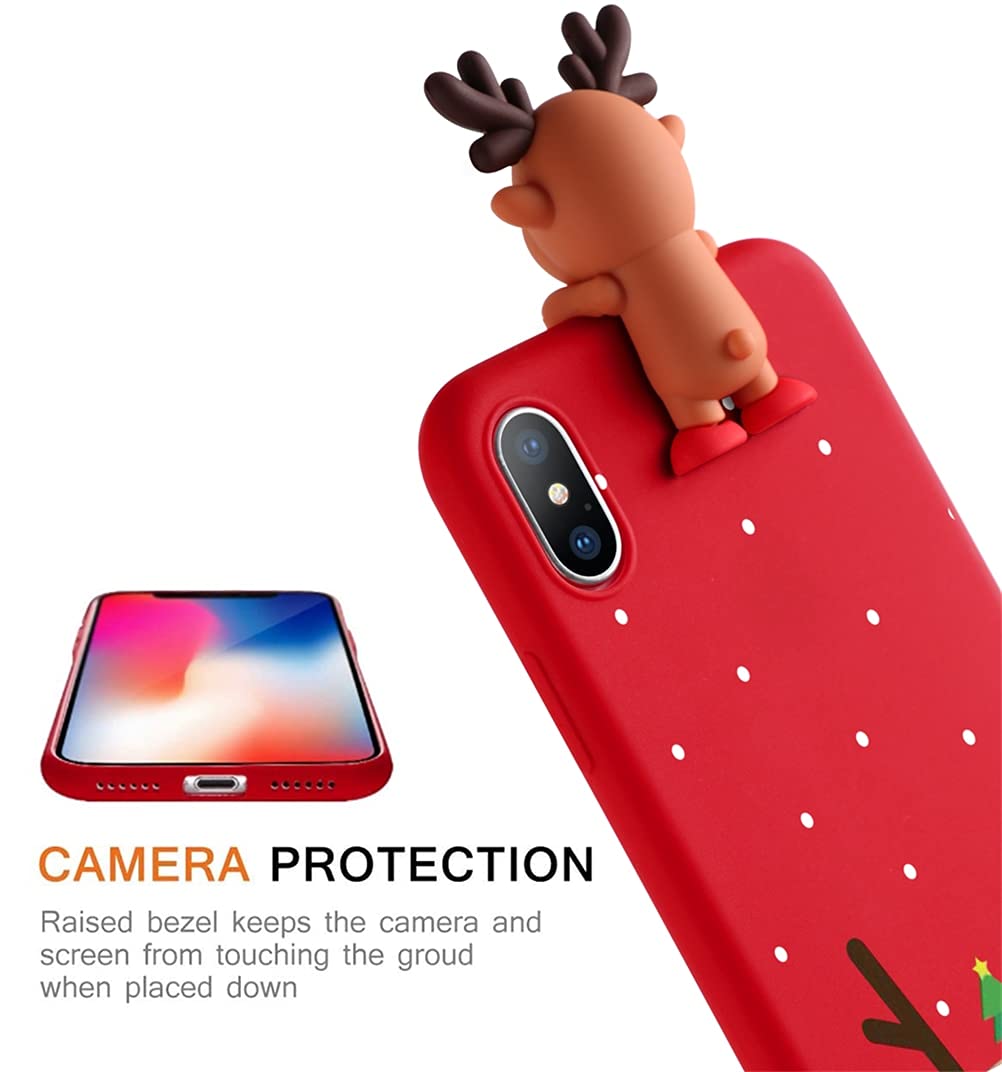 Yoedge Funda Para Apple IPhone 11 6,1", Navidad Carcasa Silicona