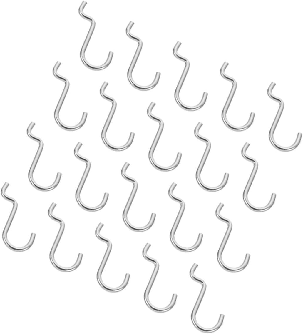 MAGICLULU 30Pcs Pegboard Hook Kit for Organizing Tools Nonslip Wire Hooks for Garage Wall Storage Versatile Hangers for Craft Room and Workshop Elegant Design