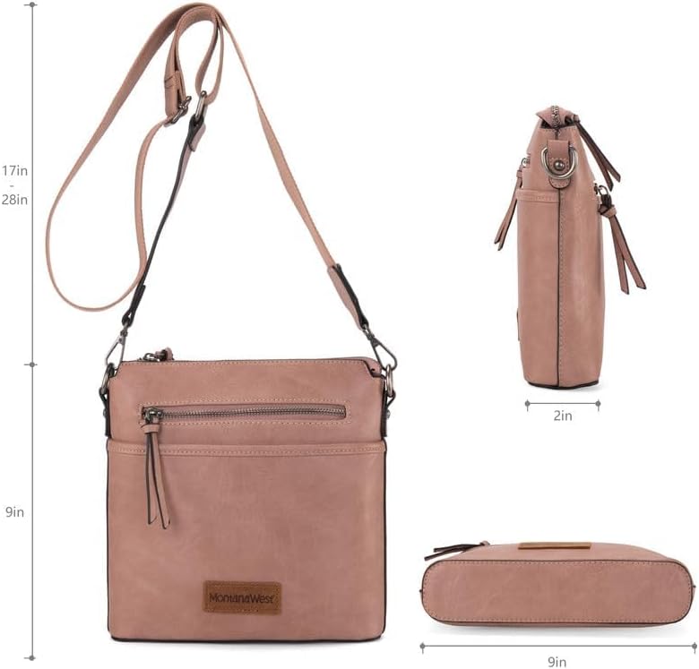 Montana West Crossbody Bag for Women Multi Pocket Cross Body Bag Purses with Guitar Strap - Image 7