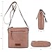 Montana West Crossbody Bag for Women Small Cross Body Bag Purses Lightweight Travel Side Purse Shoulder Purses with Guitar Strap Pink MWC-216PK