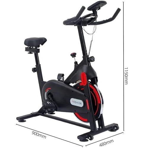 Bicicleta Ergométrica Fitness com Ajuste de Intensidade e Monitor Digital – Ideal para Exercícios em