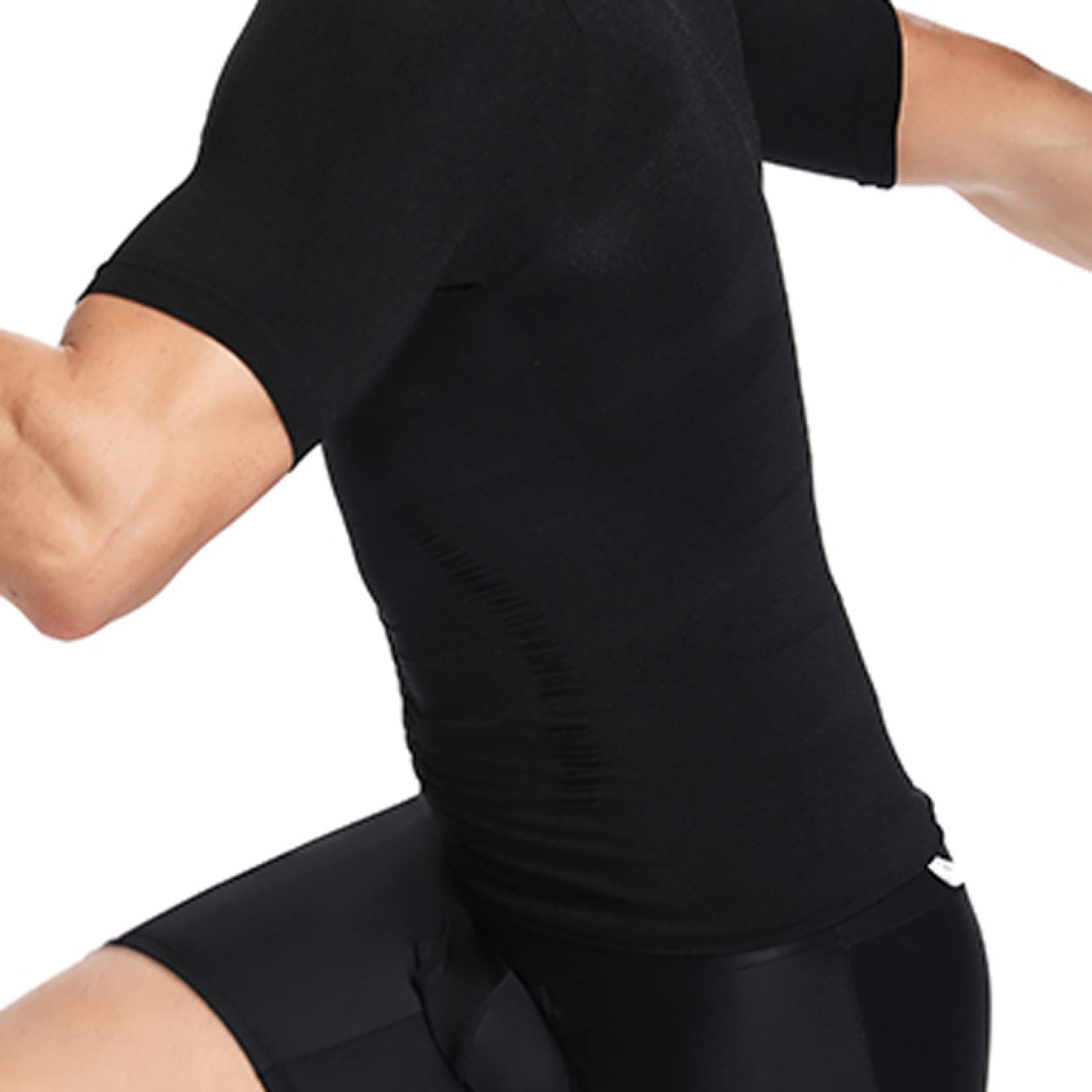Koszula kompresyjna Fitness na podkoszulki męskie - Siłownia Wyszczuplająca bielizna Modelująca Elastyczna bezrękawnik Bielizna do ćwiczeń