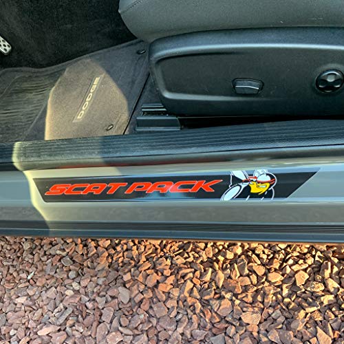 Door Guard Sills Replacement For Dodge Challenger Scat Pack,Sticker Decorative Door Entry Guard Vinyl Decal #TOP3