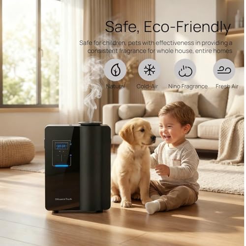 Difusor aromático eléctrico Kevinleo 500ml con Bluetooth miniatura 6