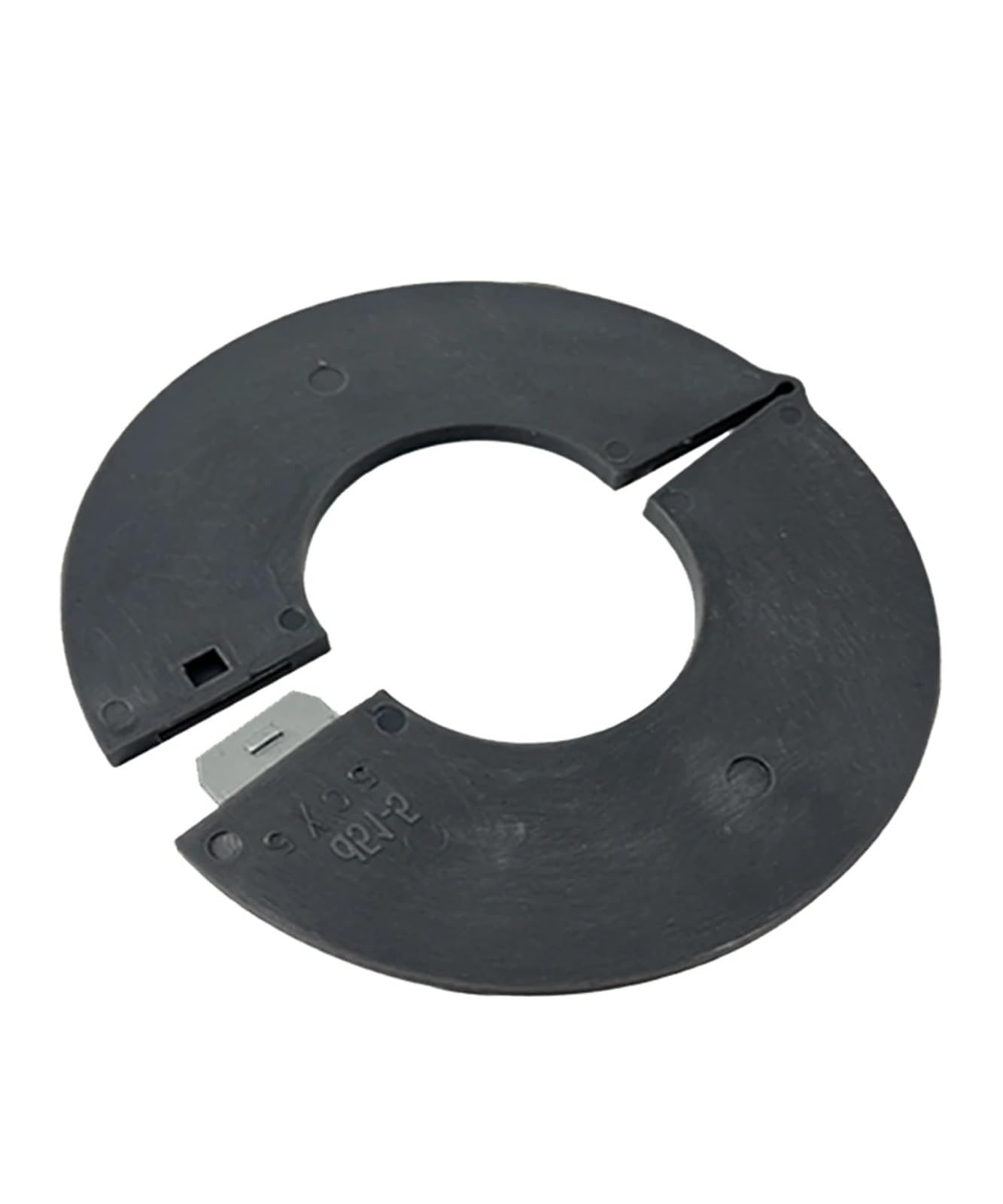 Eje de cucharón sin juntas for excavadora, arandela de pasador de cucharón, apertura redonda, cojín de polietileno engrosado resistente al desgaste(45X3MM 10PCS)