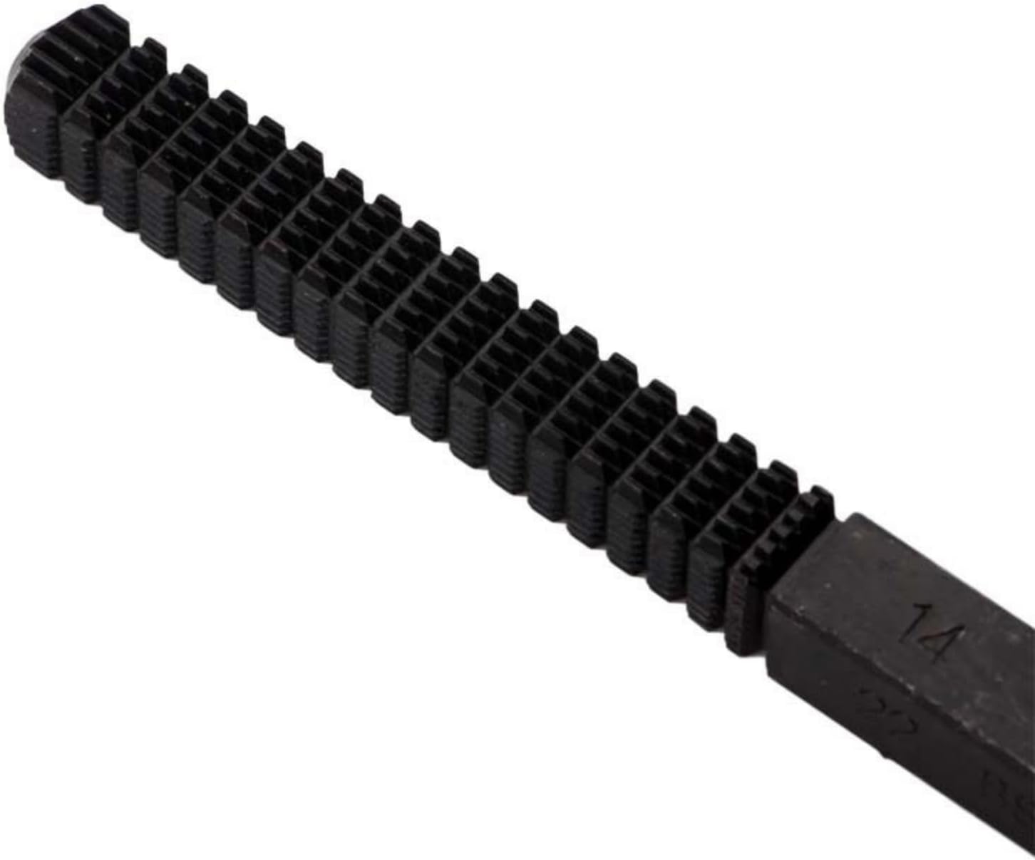 ZPSHYD 8-in-1 Metric Metric Thread Repair File, External Thread Restorer with Anti-Rust Coating Reversible Handle, for Studs, Bolts, Screws, Pipes, Hardened Steel (0.75-3.0mm)