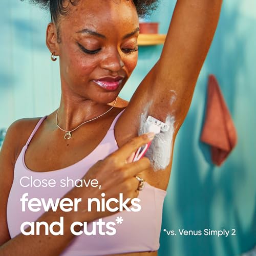 Venus Simply 3 Reveal Disposable Razors, 4 Count - image 2