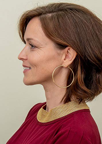 Image of 14K Gold Classic Real Hoop Earrings, (2mm Tube)