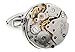 MRCUFF Deluxe Steampunk Watch Vintage Style Pair Cufflinks in a Presentation Gift Box & Polishing Cloth