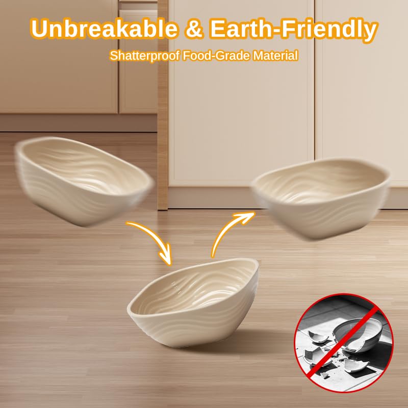 Plastic Dipping Bowls, 24 Pack with 50 Food Flags, 5 Oz Microwave Safe - image 5