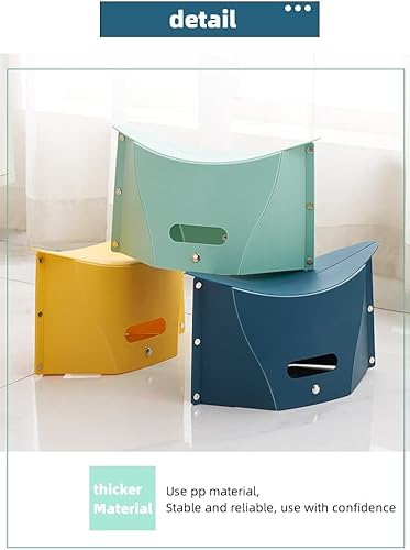 Miniatura 2 de ChujuFC Taburete plegable portátil taburete de campamento bueno para campamento pesca y taburete de playa de la costa taburetes plegables