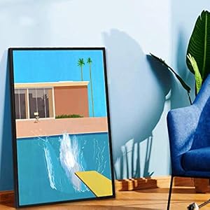 Muur Foto’s David Hockney Art Prints Tentoonstelling Posters en Prints Canvas Schilderijen Wall Art Foto’s voor Woonkamer Decor 70x90cm (28x35in) Frameloos