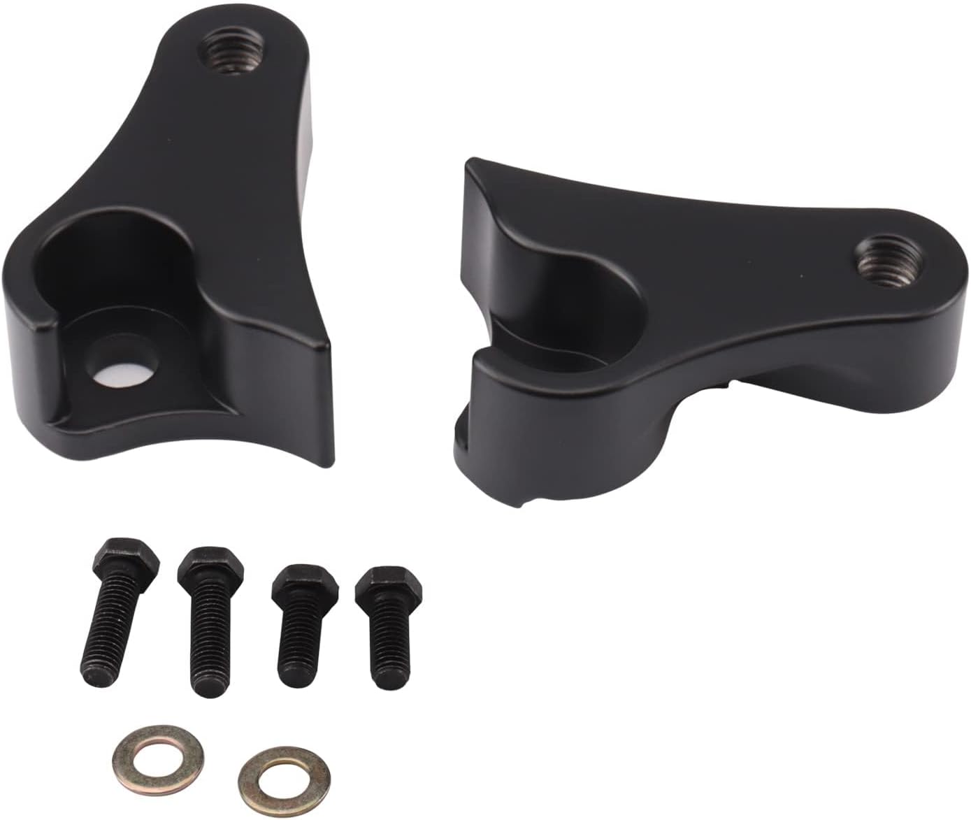 08-23 1" Lowering Link Kit Fits for Harley Davidson Touring Street+Glide Road+Glide Ultra+Limited Special CVO 2017-2021 Shocks(Black)