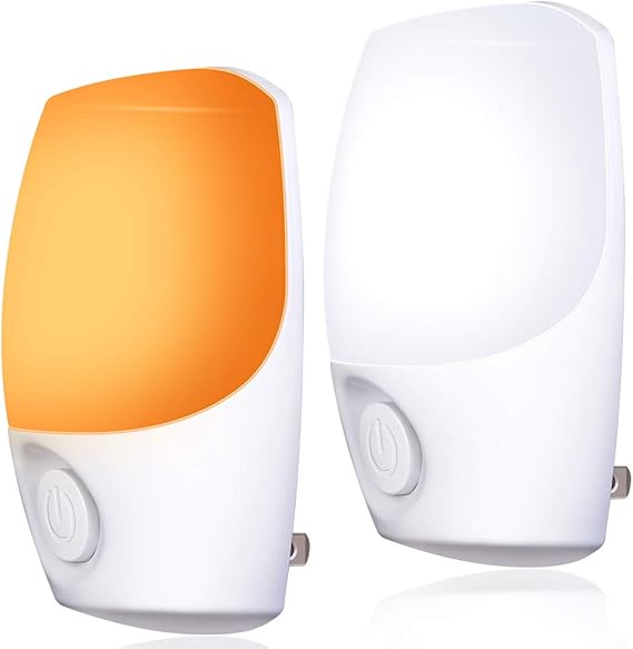 Emotionlite Plug in Night Light, Dual Color Temperature LED Night Lights, Dusk to Dawn Sensor, 3