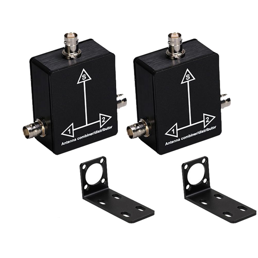 Asignación de Antenas: Divide la Señal de 1 A 2 para la Distribución de Antenas/Combinador/Distribuidor de Micrófonos Inalámbricos.