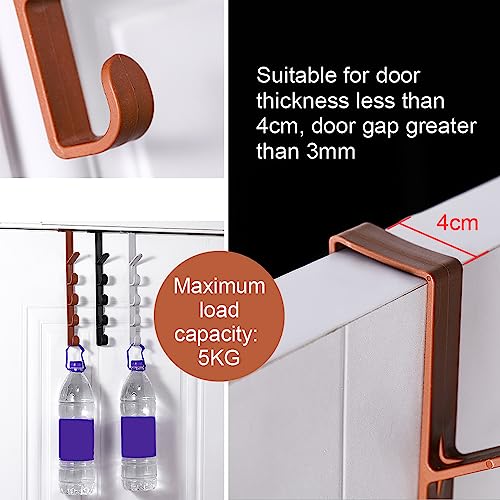 UMCHU 4 Pezzi Appendiabiti da Porta,Appendi