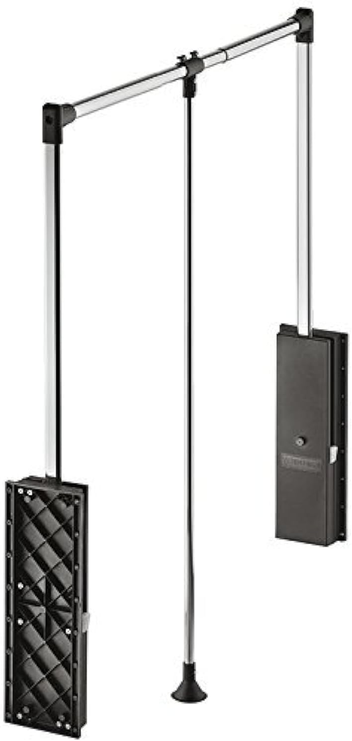 America Pull Down Closet Rod , Heavy duty 33 lbs load capacity (Chrome-plated)