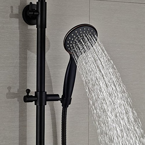 Unités de douche robinet mitigeur Gowe mural en bronze pour baignoire