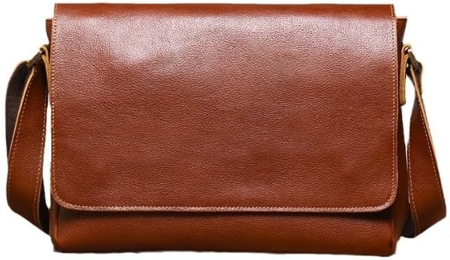 Men's Handmade Retro Single Shoulder Bag Leather Crossbody Backpack