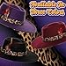 UNDERWRAPS Classic Adult Fedora Hat - Pimp Hat for Halloween, Leopard Print Band, 80s Gangster, Men's & Women's Fedora (PURPLE)