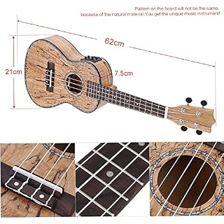 summina Ukulélé Hawaii 61 cm en bois mort, matériau rare, avec LED EQ, bord en coquillage de bœuf, sillet à 4 cordes - Les Beatles, Paul McCartney, John Lennon, RIngo Starr, George Harrison summina Ukulélé Hawaii 61 cm en bois mort, matériau rare, avec LED EQ, bord en coquillage de bœuf, sillet à 4 cordes – Image 6