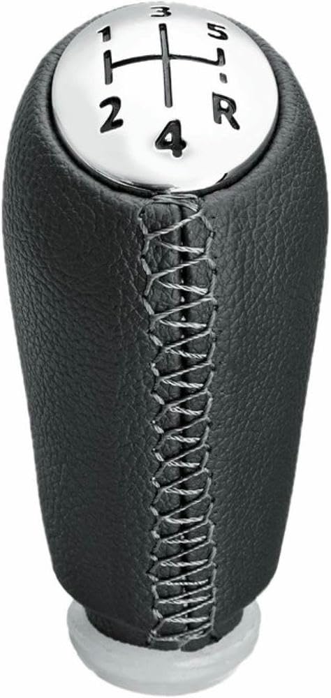 GZNBB Car Manual Gear Shift Knob Boot Cover Gaiter Lever Shifter Handle Stick, for Renault Scenic II MK2 2003-2005 2006