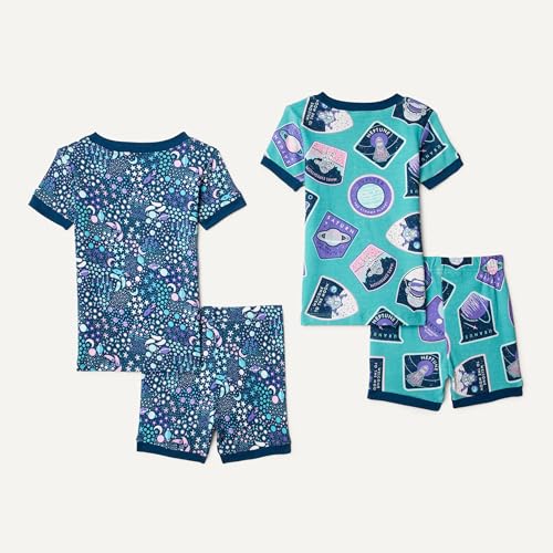 Image of Amazon Essentials Babies, Toddlers and Boys' Snug-Fit Cotton Pajama Set, Multipacks