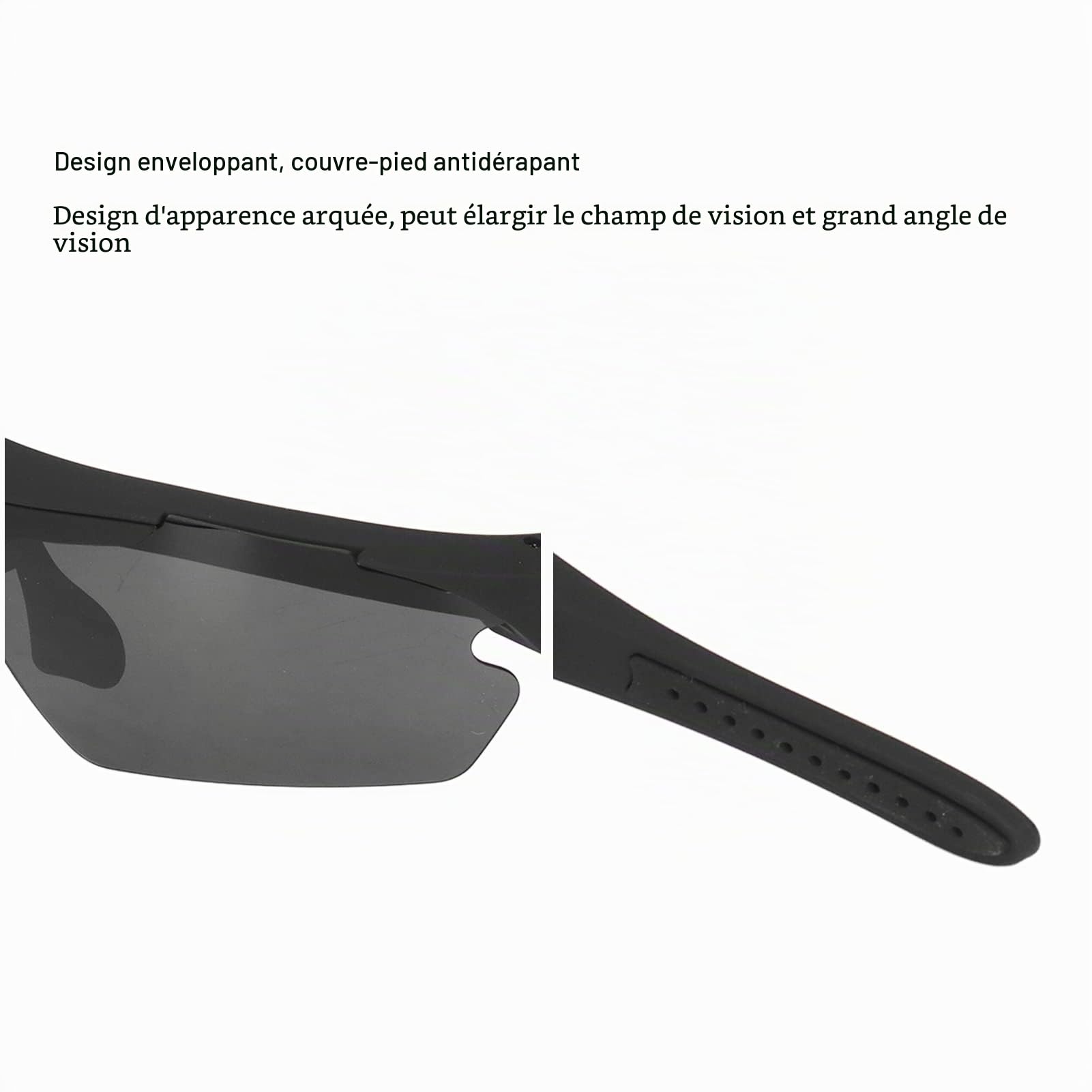 Tosuny Lunettes de Caméra FHD 1080p, Lunettes de Soleil Vidéo Intelligentes avec Objectifs Polarisés, Enregistrement Audio et Vidéo, Lunettes D'action de Sport pour la Conduite