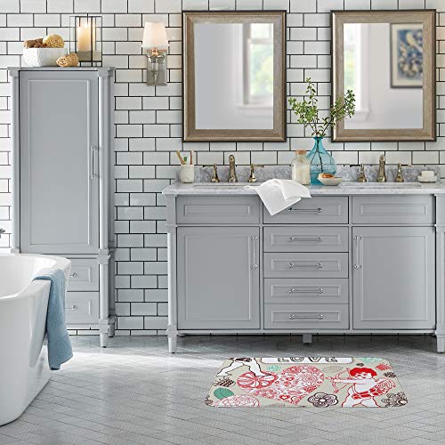 Tapis de bain cupidon chérubin pour petit espace déco romantique - 4