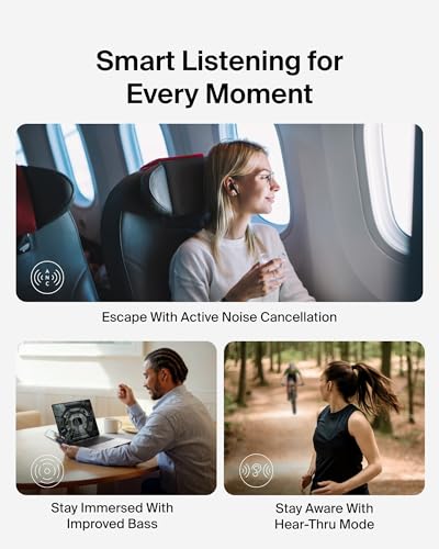 Belkin SoundForm Rhythm ANC True Wireless Earbuds, 28H Battery - image 7