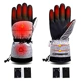 ELEOPTION 電熱グローブ 3段階温度調節 すべり止め 撥水加工 防風 耐寒性 バイク 登山 男女兼用