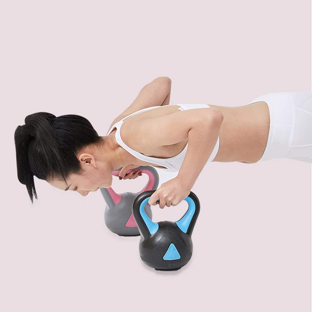 Kettlebell AGYH Adatto for La Casa Esercizio Fitness Croce E L'esercizio Muscolare, Rivestimento in Plastica, Disponibile for Uomini E Donne, 8kg