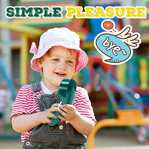 Toy Phone For Kids Swing Set Plastic Telephone Learning Education Phones Swing Set Accessories Outdoor For Kids (Green) #TOP5
