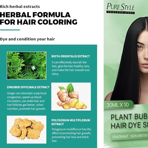 YSNSTYL PureStyle Bálsamo Tinte 3 en 1, Cobertura Canas Castaño 30ml x10 miniatura 5